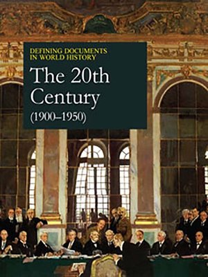 cover image of Defining Documents in World History: The 20th Century